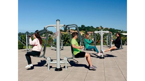 Equipos fitness para espacio públicos.