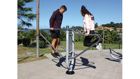 Comprar máquina fitness para parques públicos.